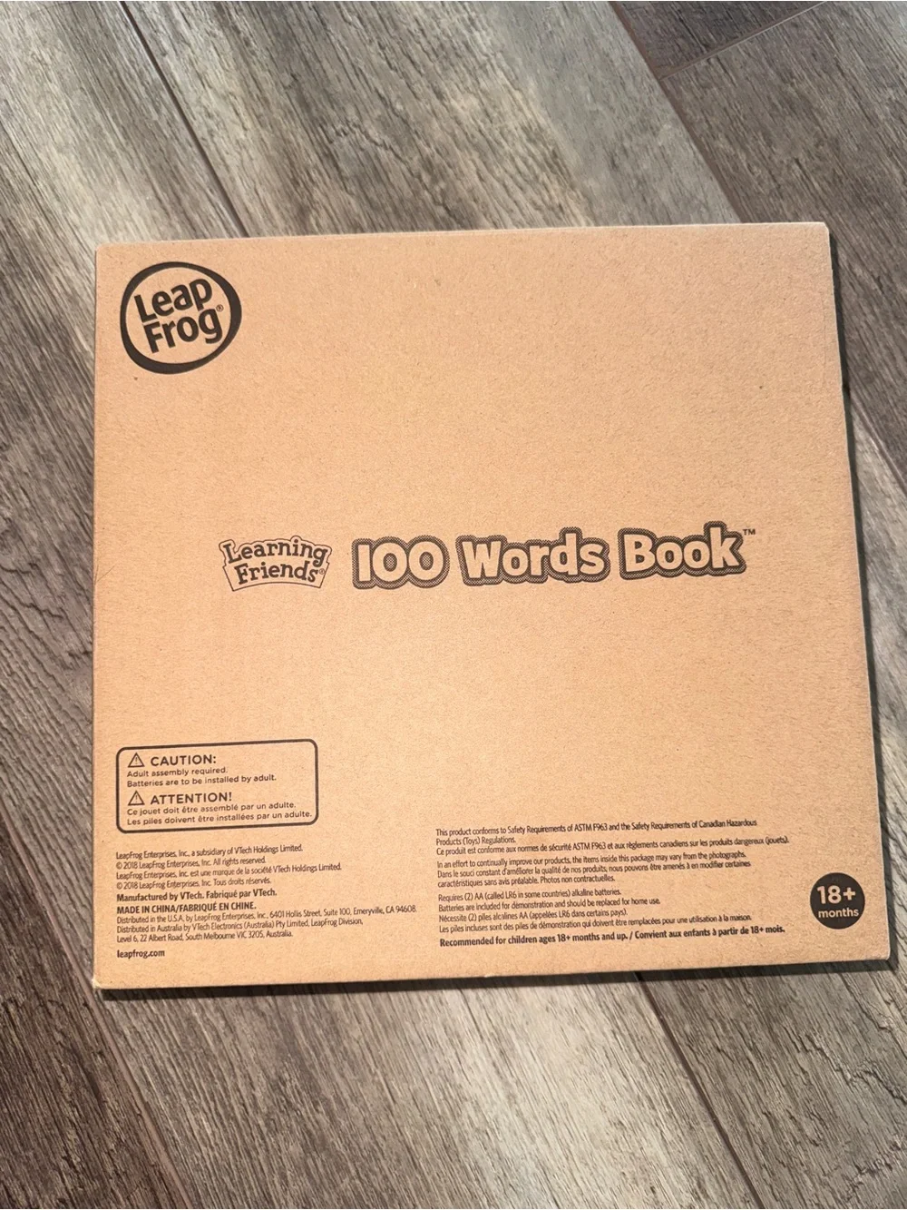 Learning Friends 100 Words Book - Blue & Green NEW IN BOX Baby Toddler Game